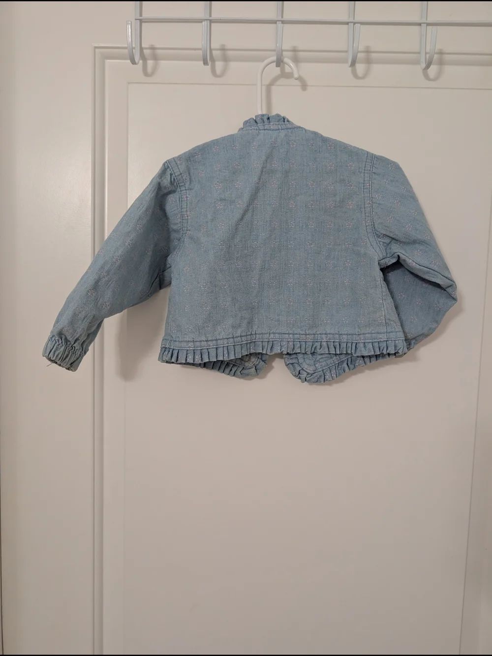 Vintage OshKosh B'gosh Light Wash Overalls With Matching Jacket 6-9m